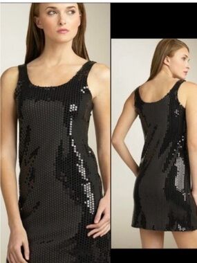 Bailey 44 Black Sequin Dress